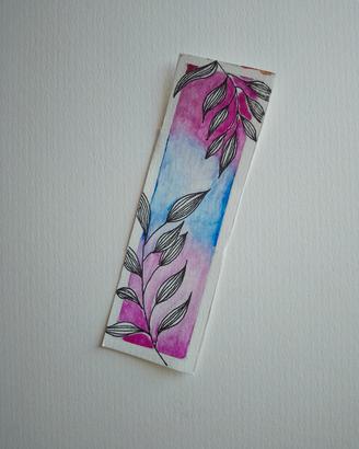 segnalibro dipinto a mano 