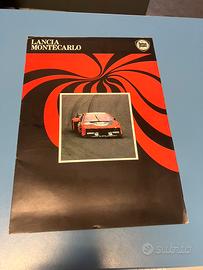 Brochure e campionario colori Lancia Montecarlo