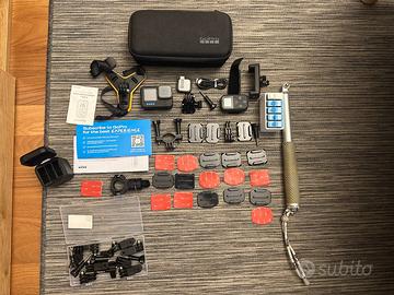 GoPro Hero 10 Black + 5 Batterie + Telecomando + S