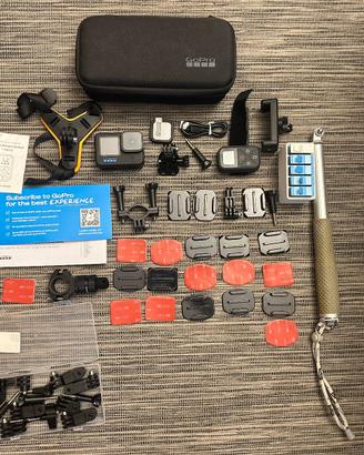 GoPro Hero 10 Black + 5 Batterie + Telecomando + S