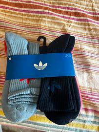 Set 6 Paia Calzini Adidas Nuovi (Tg. L 43-45)
