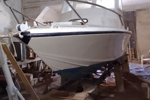 Barca in vetro resina