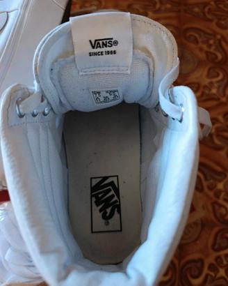 Vans stivaletto bianche