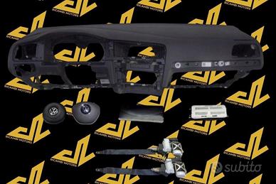 Cruscotto completo golf 7 2015 2018 kit airbag
