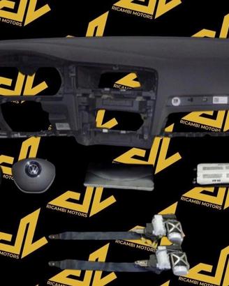 Cruscotto completo golf 7 2015 2018 kit airbag