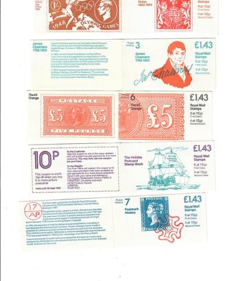 Libretti gran Bretagna decimali 1982