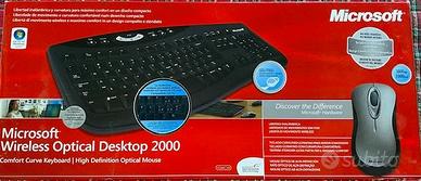 Tastiera Microsoft Wireless Optical Desktop Nuova