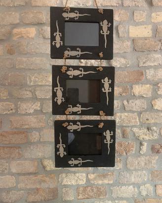 Cornice tripla in stile etnico