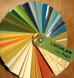 Mazzette colori vernici carrozzeria auto Lechler
