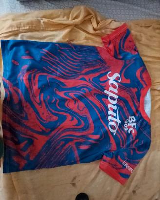 Bologna FC 3 maglia blu e rossa 24/25
