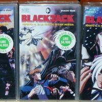 Set 5 Vhs yamato video anime Black Jack,sigillate