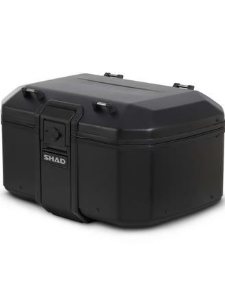 Bauletto shad55 alluminio nero fermatura e cuscini