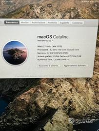 LEGGERE GRAZIE iMac 27 del 2013