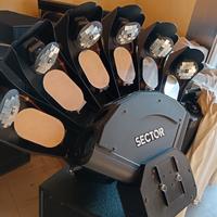 proiettore luci sector per discoteca