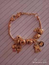 braccialetto stile Pandora con Charms mai usato