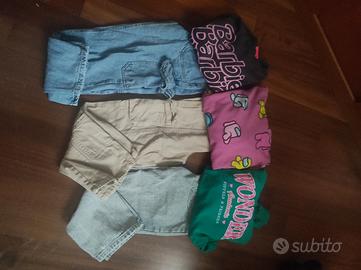 set abbigliamento bambina 9/10 anni