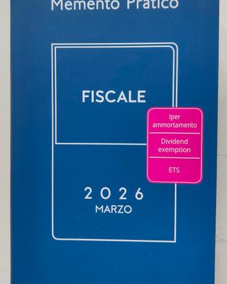 MEMENTO FISCALE 2026