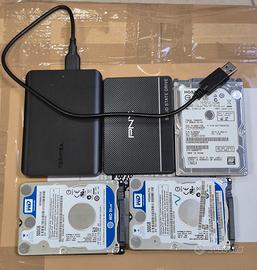 Piccolo lotto di SSD (1 TB) e  HDD (2 TB)