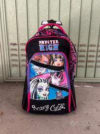 Zaino trolley per scuola Monster High