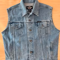 Gilet jeans Harley Davidson