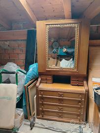 Mobile in legno modernariato