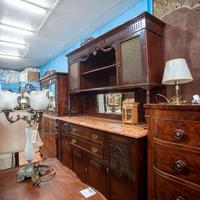 Credenza Antica In Legno Noce – 24969