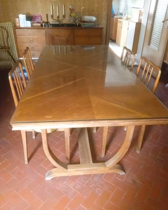 Tavolo da pranzo in legno + 4 sedie