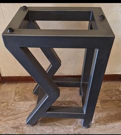 Base Tavolo Acciaio Z Design Industriale 30kg