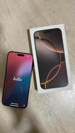 Iphone 16 ProMax 256gb Bianco