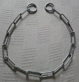 Collari a strozzo in acciaio inox cm 70, per cani