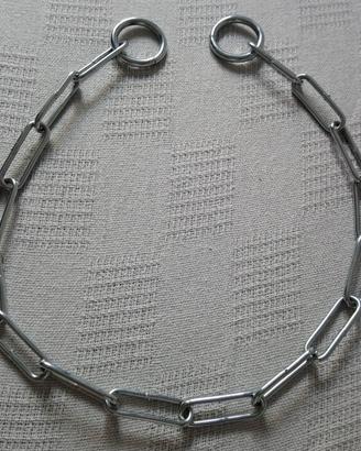 Collari a strozzo in acciaio inox cm 70, per cani