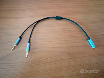 Urgreen splitter audio femmina a 2 maschio