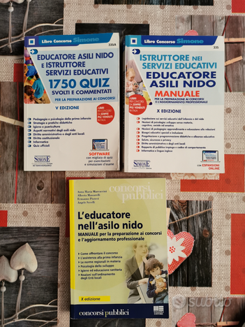 Libri concorsi educatore asili nido usato  Novara