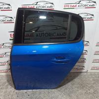 PORTA POSTERIORE SX SINISTRA PEUGEOT 208 2022 BLU