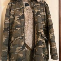 Giubbotto parka verde militare Zara