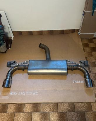 Scarico ragazzon da 70mm per golf 7.5 gti