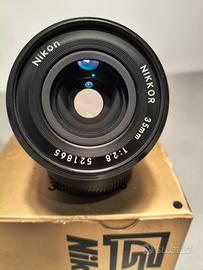 Obbiettivo Nikon 35mm f 2.8 AI-S