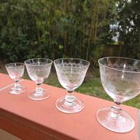 Servito bicchieri vintage