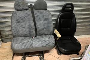 Sedili Ford Transit panca doppia + sedile singolo