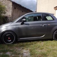 Cerchi R 16 cubicati carbonio 500 Abarth