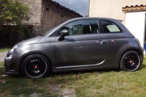 Cerchi R 16 cubicati carbonio 500 Abarth