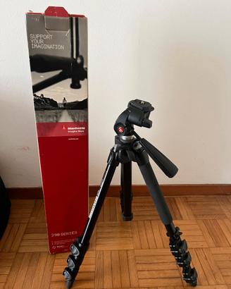 Treppiedi Manfrotto MT293A$ + Testa MH293A3-RC1