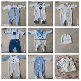 22 pezzi neonato 0-3m  inverno-primavera