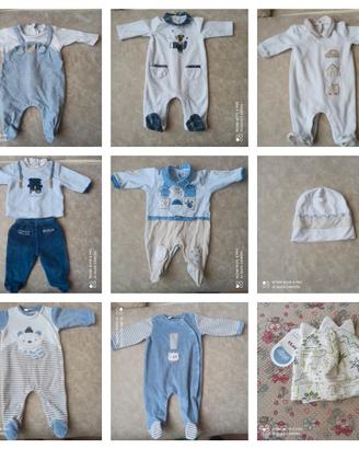 22 pezzi neonato 0-3m  inverno-primavera