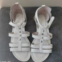 sandali bassi bianchi