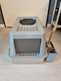 Lettiera per gatti XXL 60x40x40
