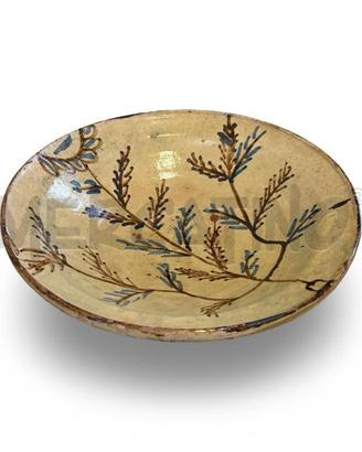 INSALATIERA CALTAGIRONE FINE 800 TERRACOTTA FOGLIE