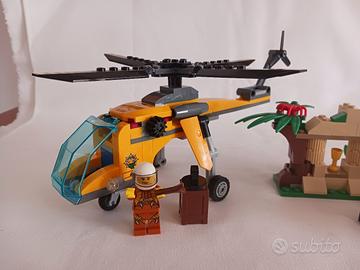 lego city elicottero da carico della giungla