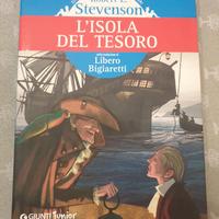 Libro ''L'isola del tesoro'' Giunti Junior - R.L.