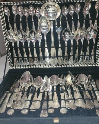 set posate argento placcato 800